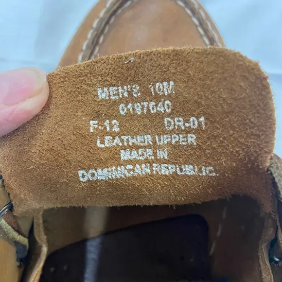 SPERRY light Brown Slip-On Deck Shoes size 10M
