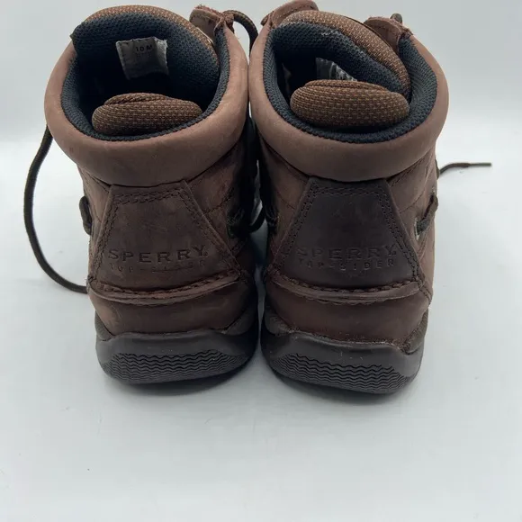 Sperry Men's Brown Leather Shoes waterproof edition