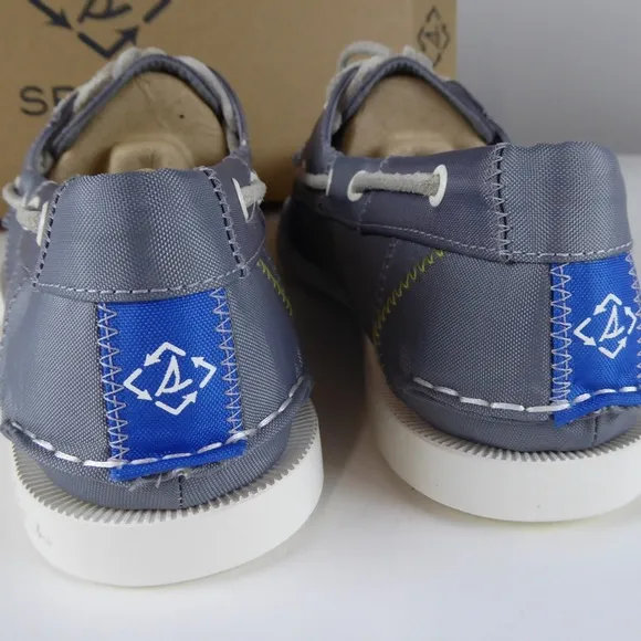 Sperry Patchwork Sailcloth 2 Eye Boat Shoes NIB