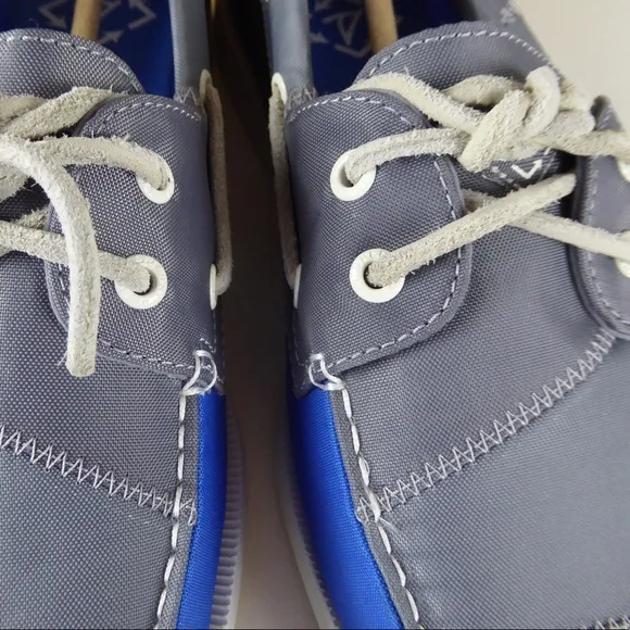 Sperry Patchwork Sailcloth 2 Eye Boat Shoes NIB
