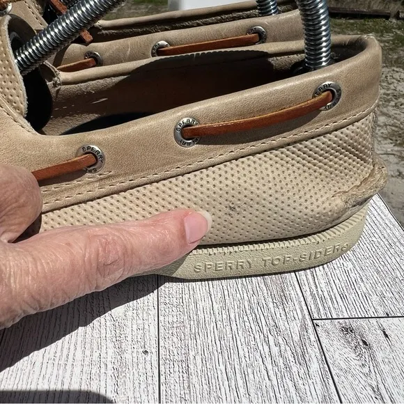 Sperry Top-Sider Authentic Original 2 Eye Perforated Boat Shoe Men's Size 9M