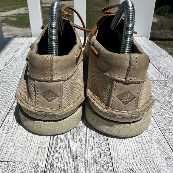 Sperry Top-Sider Authentic Original 2 Eye Perforated Boat Shoe Men's Size 9M