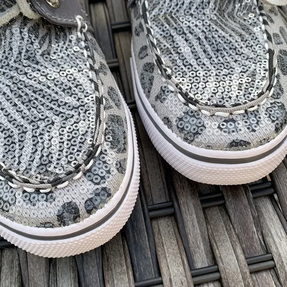SPERRY TOP-SIDER Bahama Boat Shoe - Grey Multi Animal
