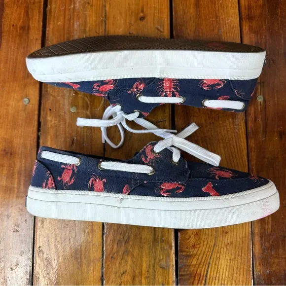 Sperry Top-Sider Crest Vibe Boat Shoe Lobster Crab Size 6