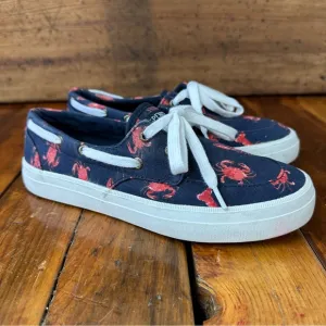 Sperry Top-Sider Crest Vibe Boat Shoe Lobster Crab Size 6
