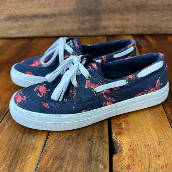 Sperry Top-Sider Crest Vibe Boat Shoe Lobster Crab Size 6