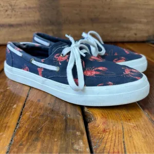 Sperry Top-Sider Crest Vibe Boat Shoe Lobster Crab Size 9