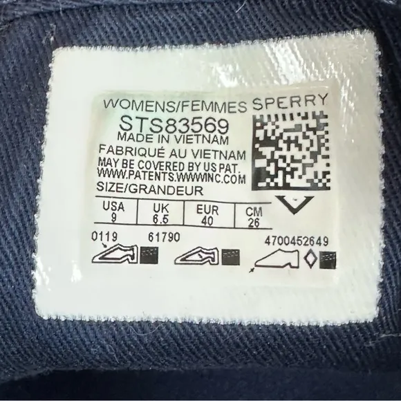 Sperry Top-Sider Crest Vibe Boat Shoe Lobster Crab Size 9