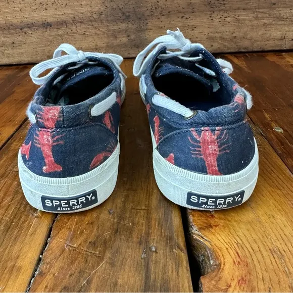 Sperry Top-Sider Crest Vibe Boat Shoe Lobster Crab Size 9