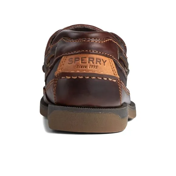 SPERRY TOP-SIDER MEN'S MAKO 2-EYE CANOE MOC AMARETTO SIZE 10