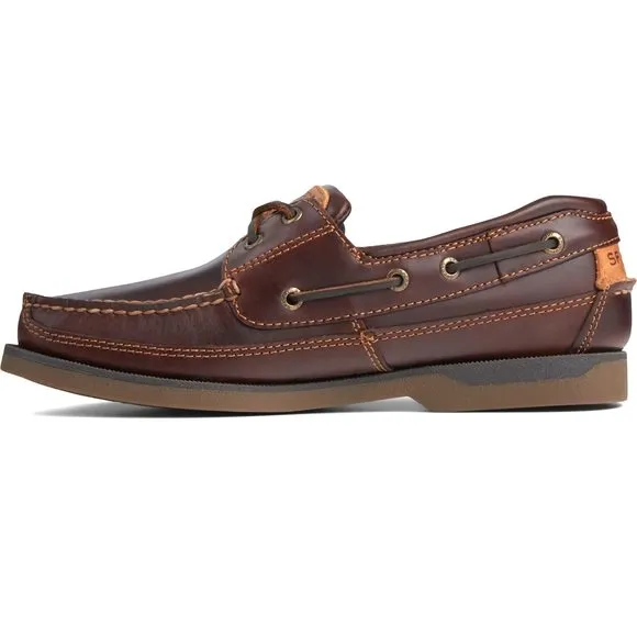SPERRY TOP-SIDER MEN'S MAKO 2-EYE CANOE MOC AMARETTO SIZE 10