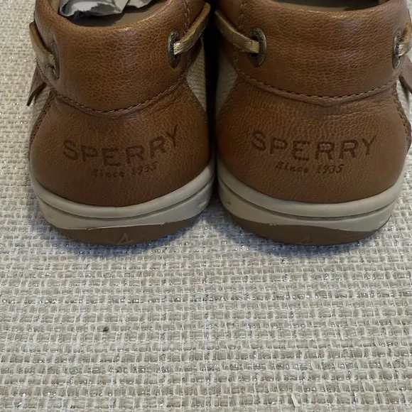 Sperry Topsider Women Angelfish Varsity Boat Shoe Leather Fisherman Nautical 7M
