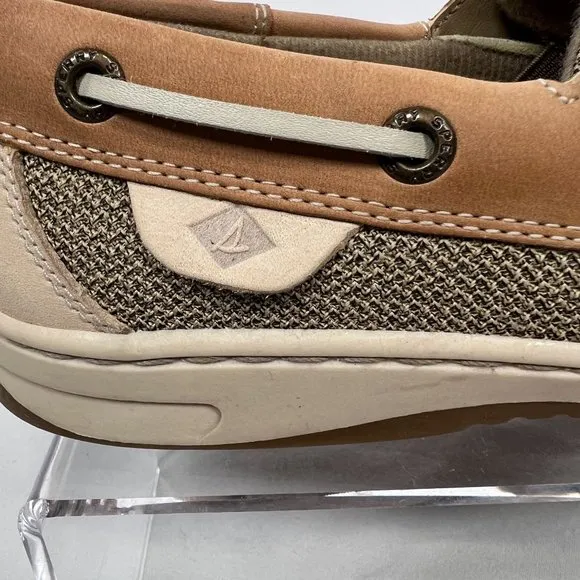 Sperry Women's Bluefish 2 Eye Size 6‎ brown tan boat shoe slip-on nubuck leather