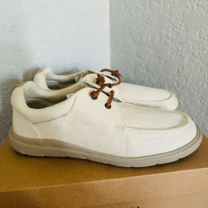 SPERRY TOP-SIDER Men's Captains Moc Toe Hemp Boat  Shoe, Size 13, Ivory, NWT