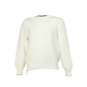 Sportmax Knitted Sweater in White Cotton