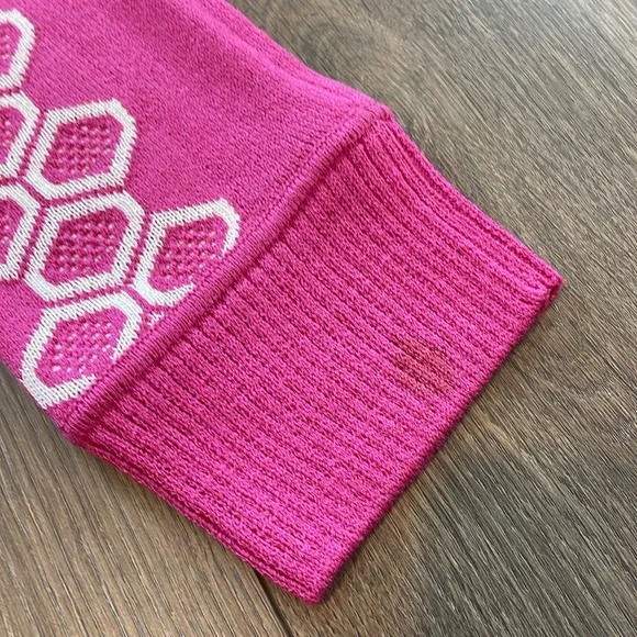 St. John Pink Boat Neck Knit Top