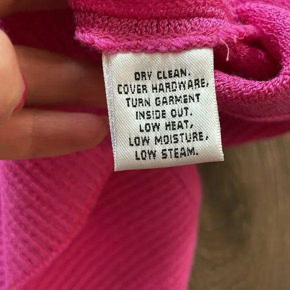 St. John Pink Boat Neck Knit Top