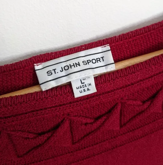 St. John Sport Boat Neck Sweater