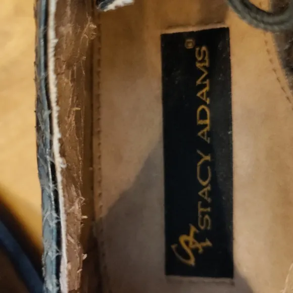 Stacy Adams Genuine alligator Shoes Size 9