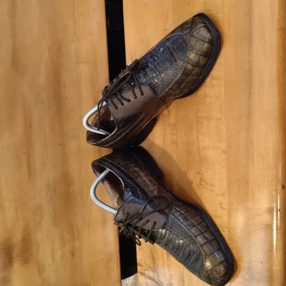 Stacy Adams Genuine alligator Shoes Size 9