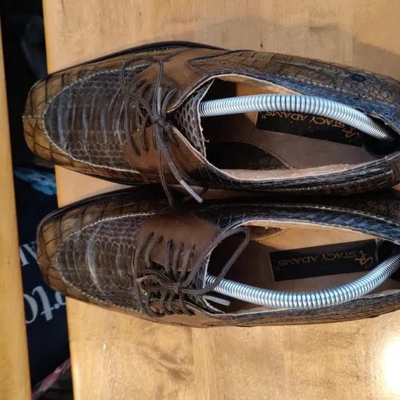 Stacy Adams Genuine alligator Shoes Size 9
