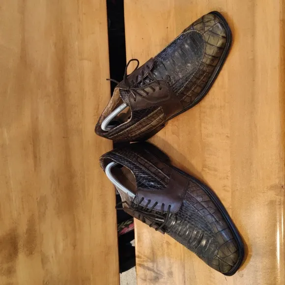 Stacy Adams Genuine alligator Shoes Size 9