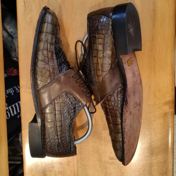 Stacy Adams Genuine alligator Shoes Size 9