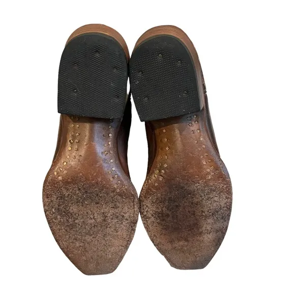 Stetson Embroidered Western Snip Toe All Leather Boots