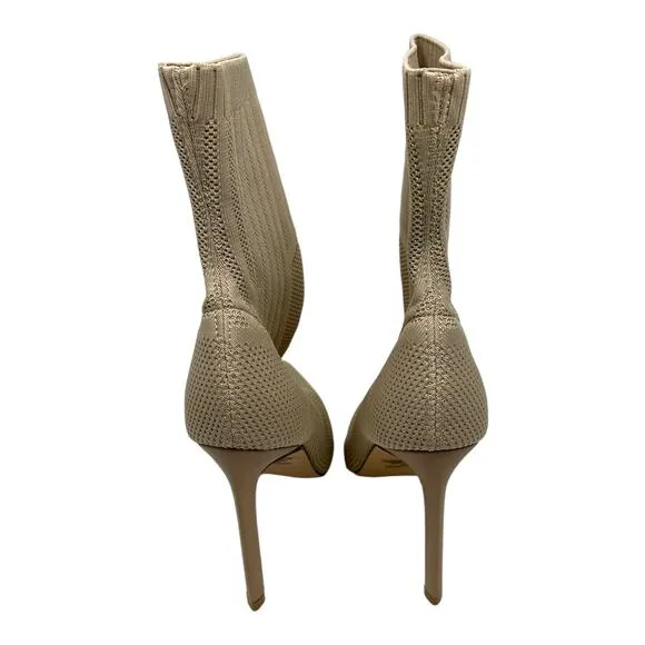Steve Madden Discreet Stiletto Heeled Sock Boots Size 9