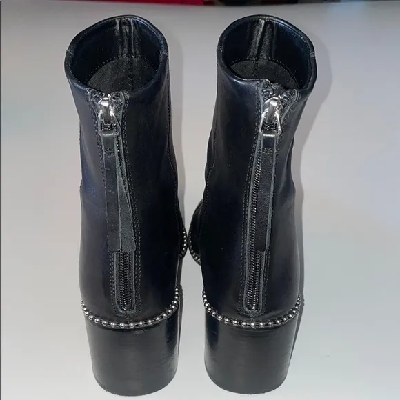 Steve Madden Leather Ankle Boots studded