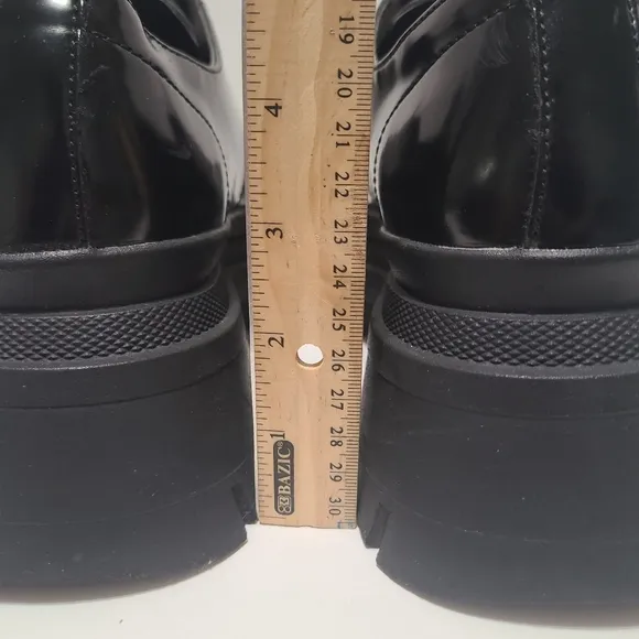 Steve Madden Zip Men's Black Chunky Sole Shoes Size 9