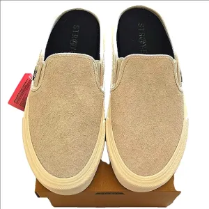 Straye Cream Suede Ventura Mule Slip On Shoes Loafers
