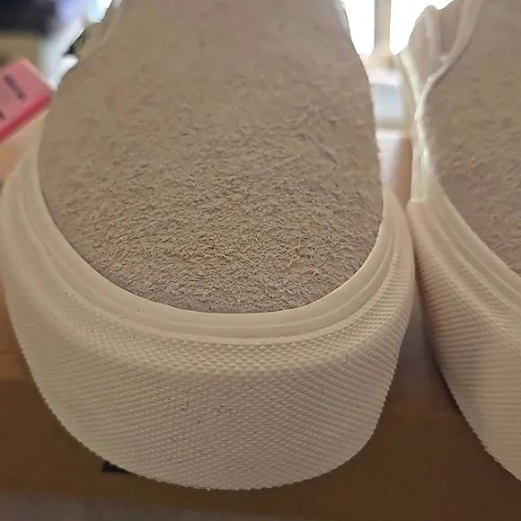 Straye Cream Suede Ventura Mule Slip On Shoes Loafers