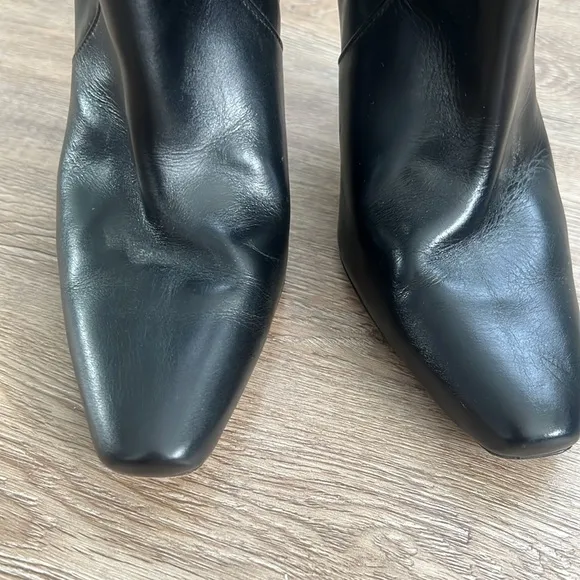 Stuart Weitzman Black Leather Women's Stilleto Boots Size 7