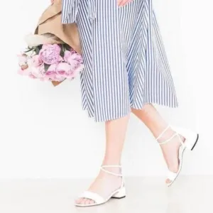 STUART WEITZMAN Peewee Patent City Sandals