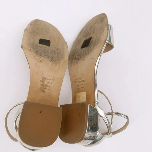 STUART WEITZMAN Peewee Patent City Sandals