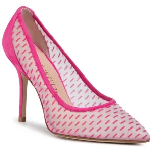 STUART WEITZMAN Shoes Womens 6 Hot Pink Tasha 100 Dash Mesh Pumps Heels Peonia