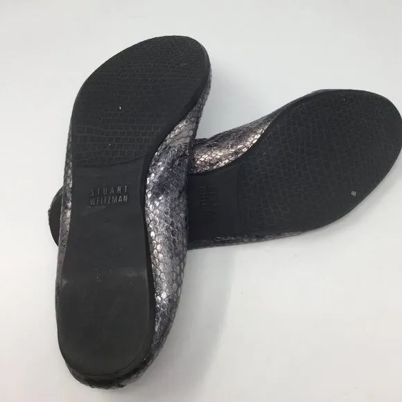STUART WEITZMAN  Snake Ballet Flats 6.5M