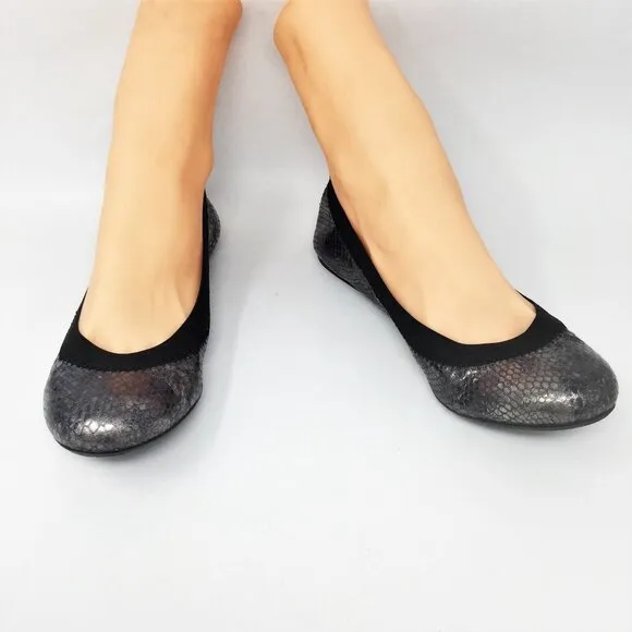 STUART WEITZMAN  Snake Ballet Flats 6.5M