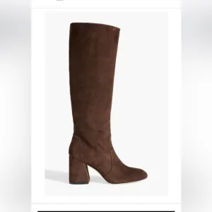 Stuart Weitzman Women’s Bethenny 80 High Heel Boots Brown Suede US 9.5