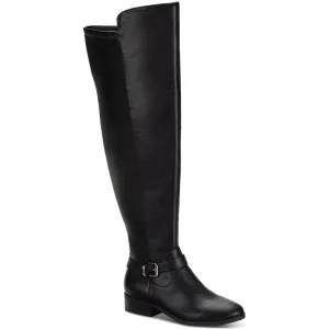 Style &amp; Co Black Over the‎ Knee Boots Sleek Design