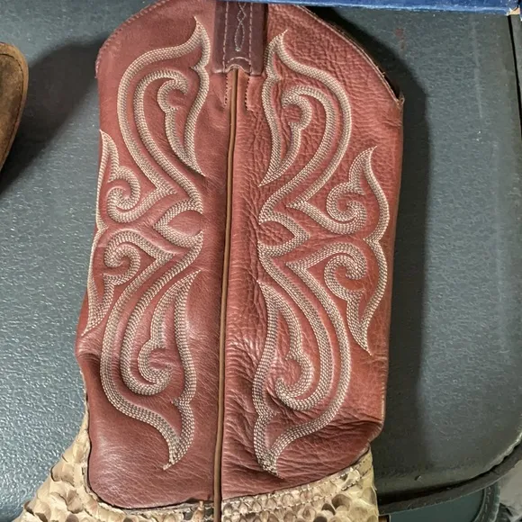 Sweet Classic Snakeskin Cowboy Boots Tony Lama