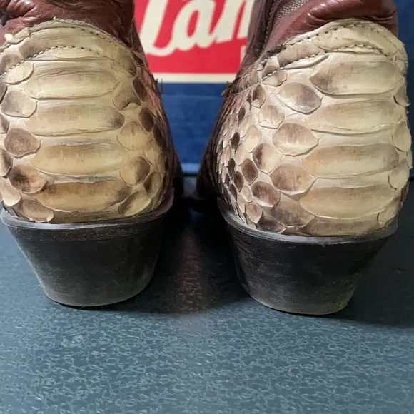 Sweet Classic Snakeskin Cowboy Boots Tony Lama