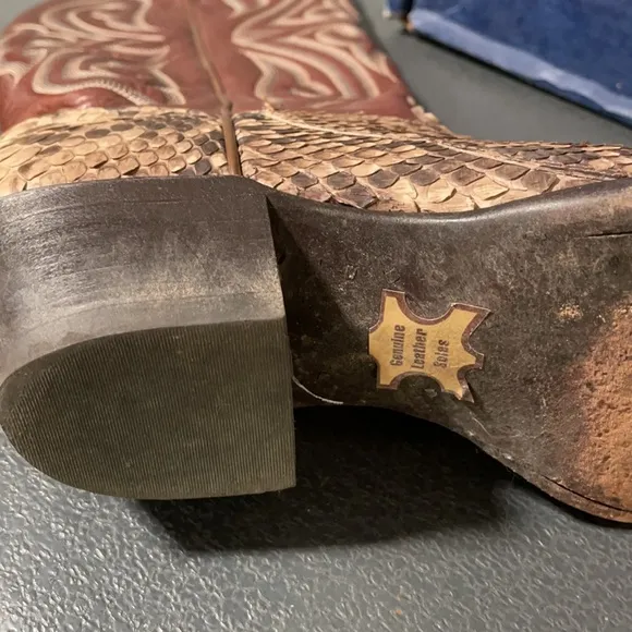 Sweet Classic Snakeskin Cowboy Boots Tony Lama