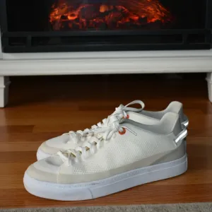 SWIMS Men Off White Mesh Sneakers SZ 10