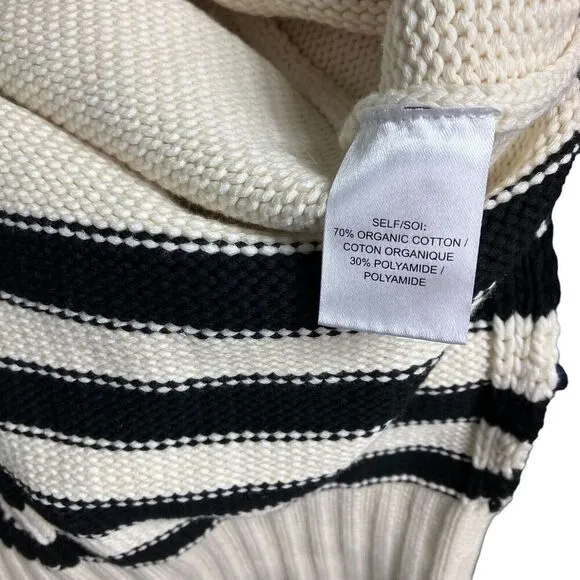 Tanya Taylor Sweater Dress 1X Cream Nina Cable-Knit Sleeveless Beach Coastal NEW