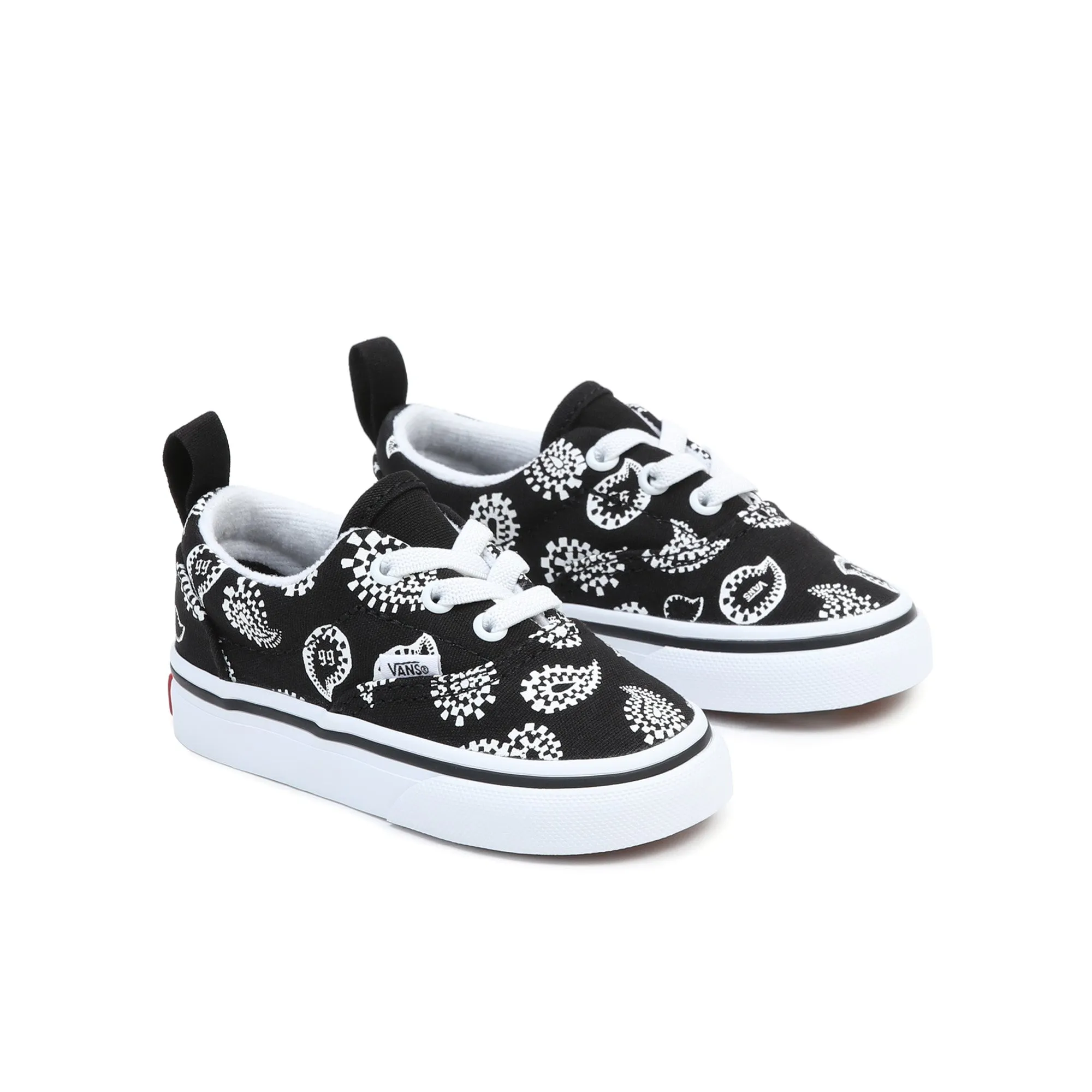 Td Era Elastic Lace Check Paisley Black