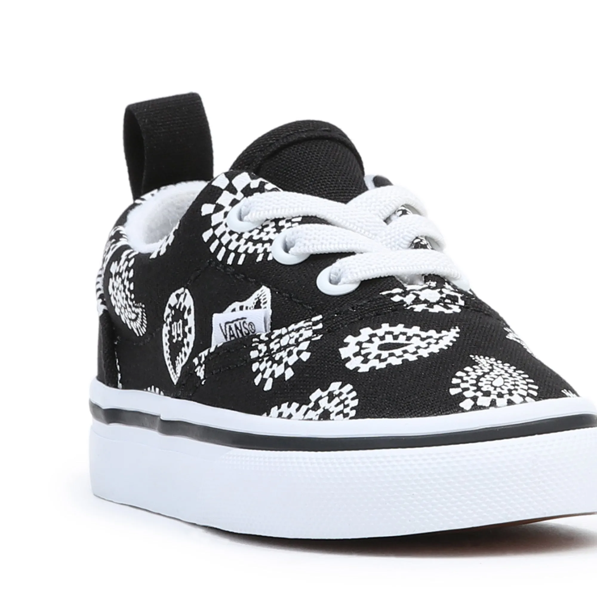 Td Era Elastic Lace Check Paisley Black