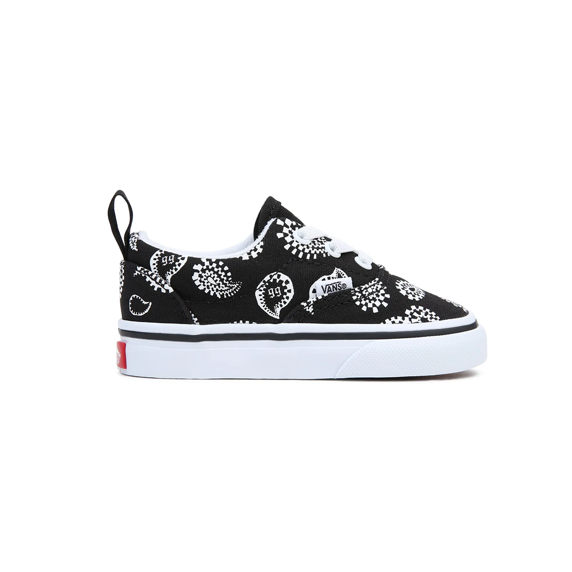 Td Era Elastic Lace Check Paisley Black