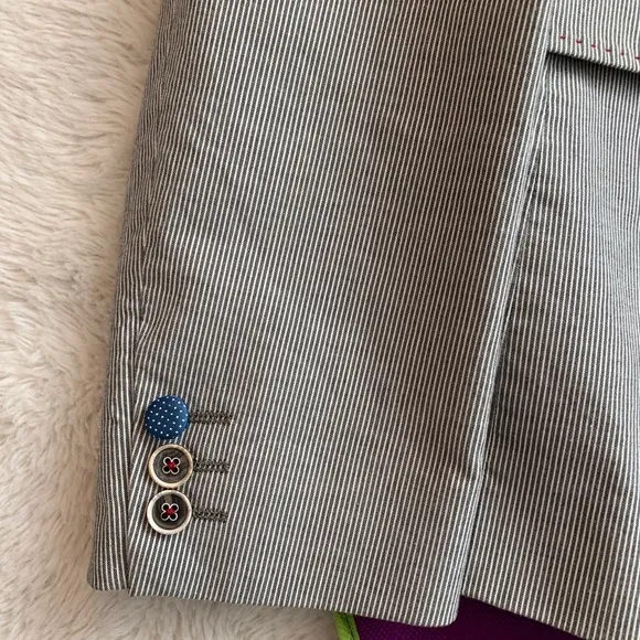 Ted Baker London unique striped Blazer